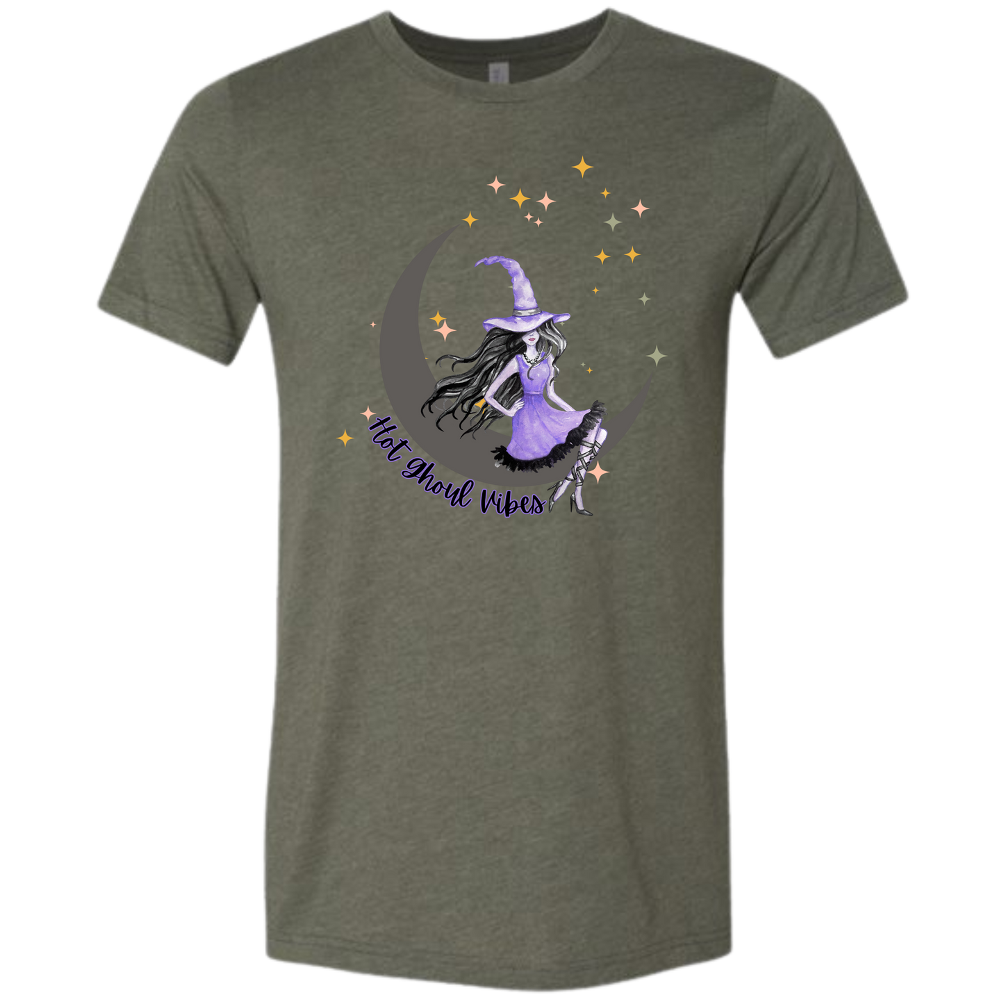 HP - Hot Ghoul Vibes - Unisex Tee - Browns and Greens