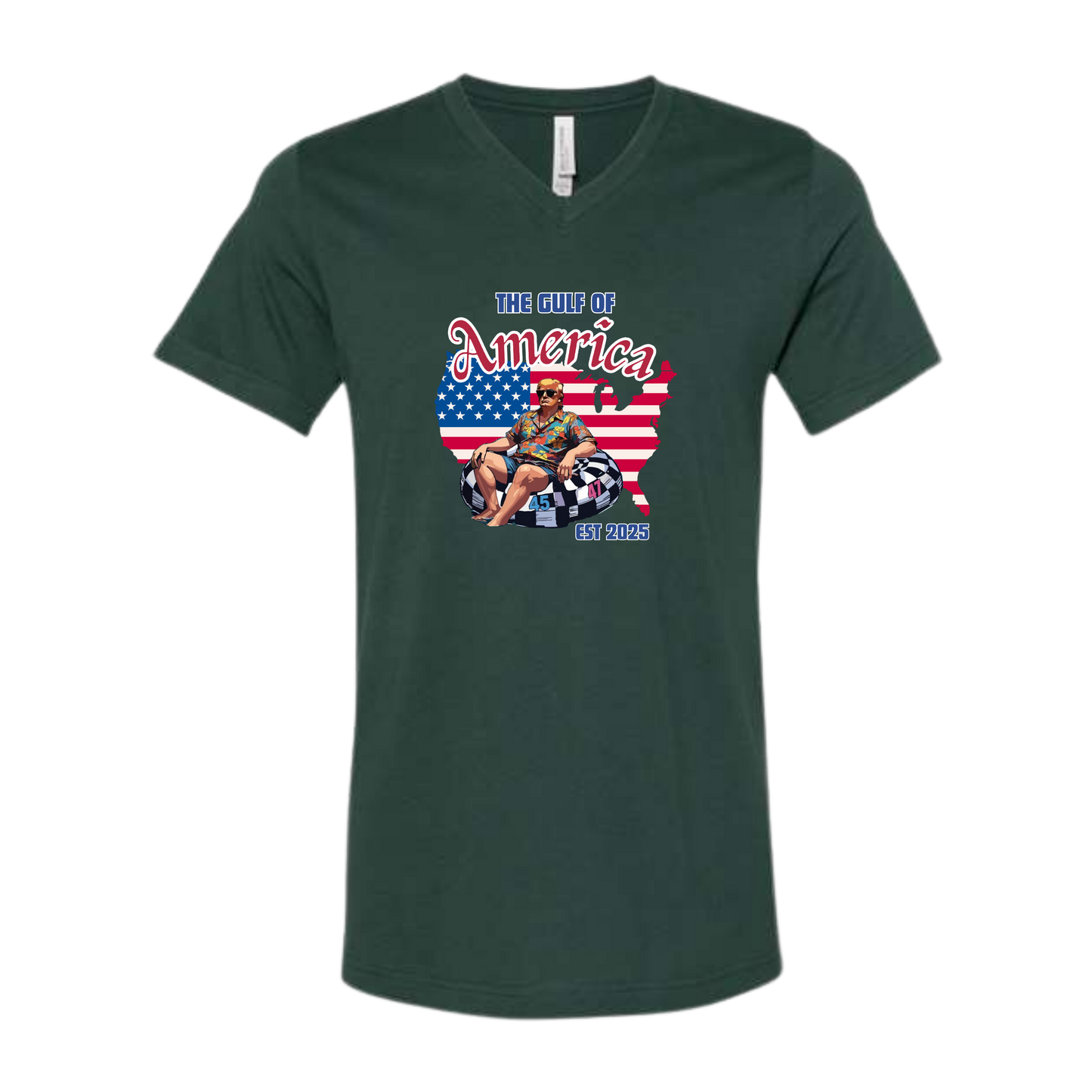 The Gulf of America - Bella+Canvas - Unisex V-Neck - Assorted Colors