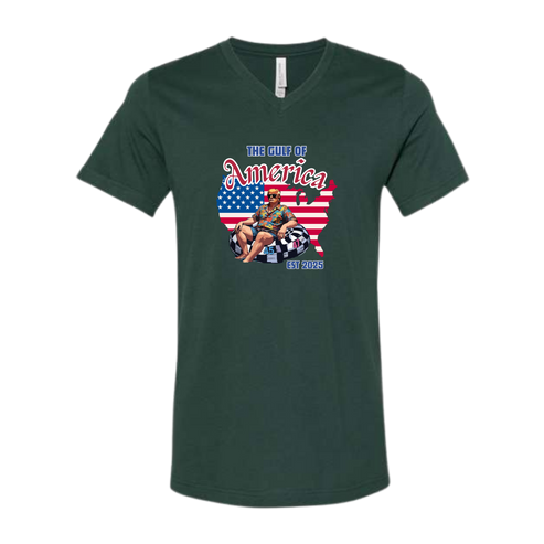 The Gulf of America - Bella+Canvas - Unisex V-Neck - Assorted Colors