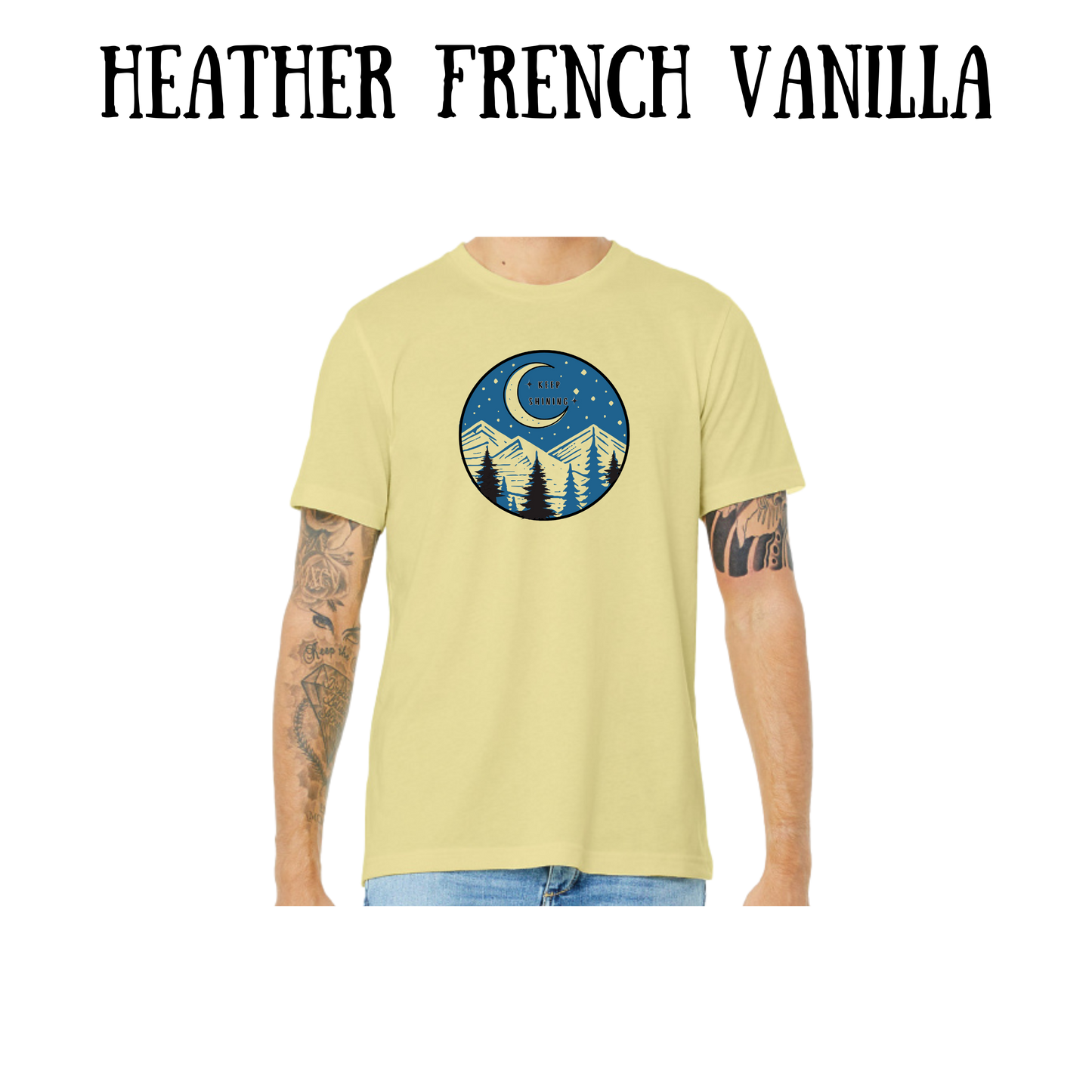 OP - Keep Shining - Unisex Tee - Yellows, Oranges, Reds