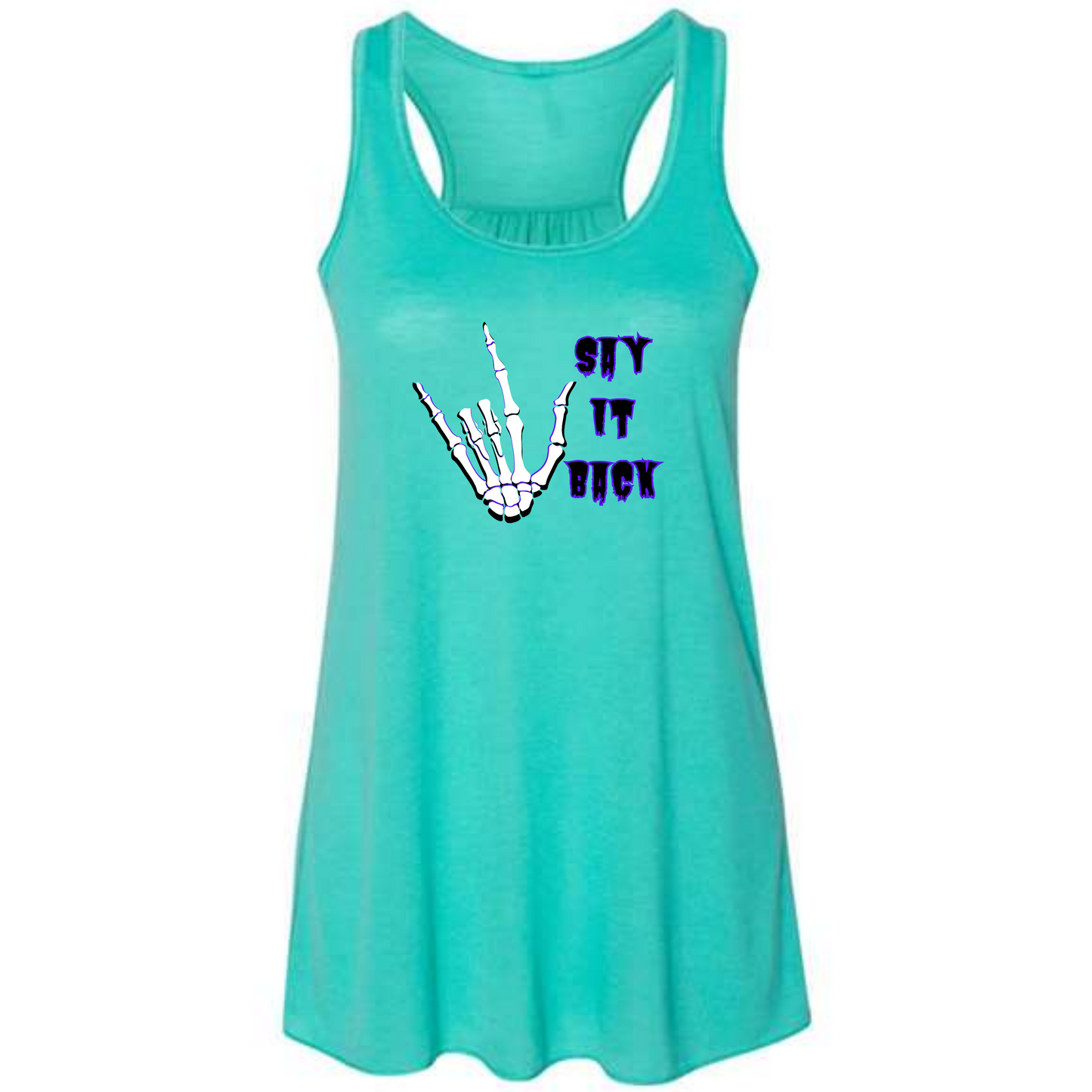 I Love You, Say It Back - Women's Flowy Racerback Tank