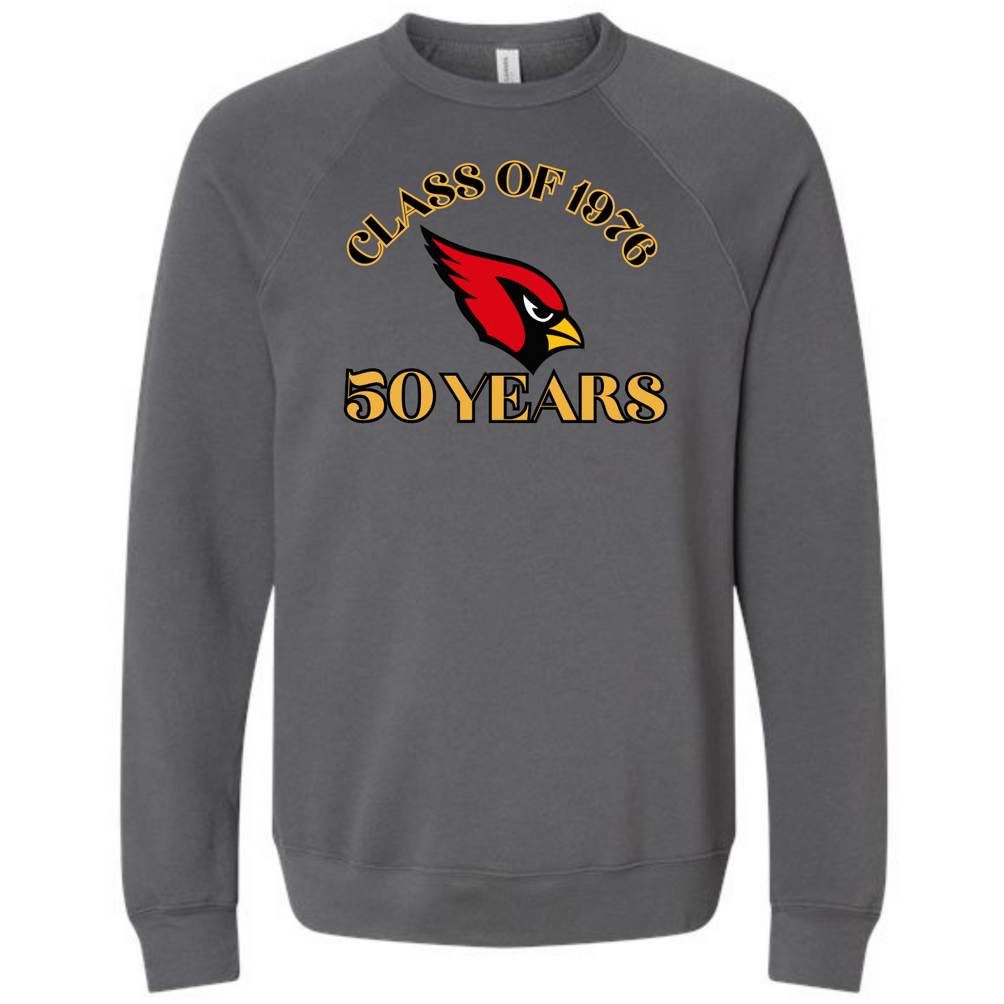 CUHS 50 years - Sponge Fleece Raglan Sweatshirt - Assorted Colors