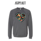The World is a Better Place With YOU in it - Sponge Fleece Raglan Sweatshirt - Greens, Neutrals