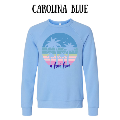 VP - A Hui Hou - Sponge Fleece Raglan Sweatshirt - Blues, Purples