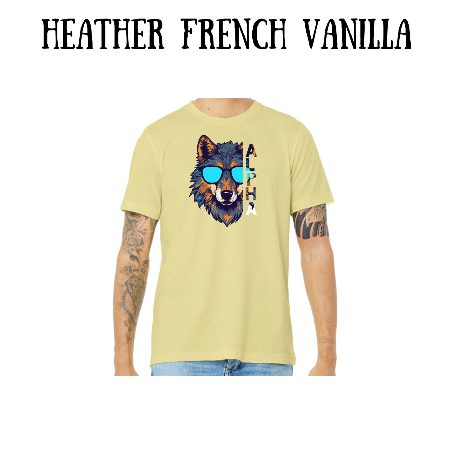 BP - Alpha - Unisex Tee - Yellows, Oranges, Reds