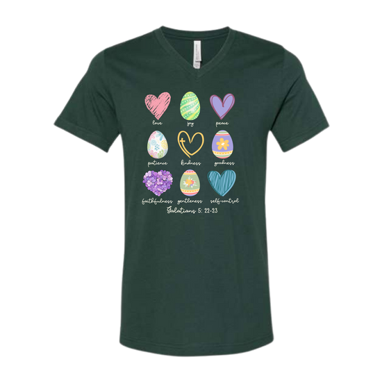 Galatians 5 - Easter - Bella+Canvas - Unisex V-Neck - Assorted Colors
