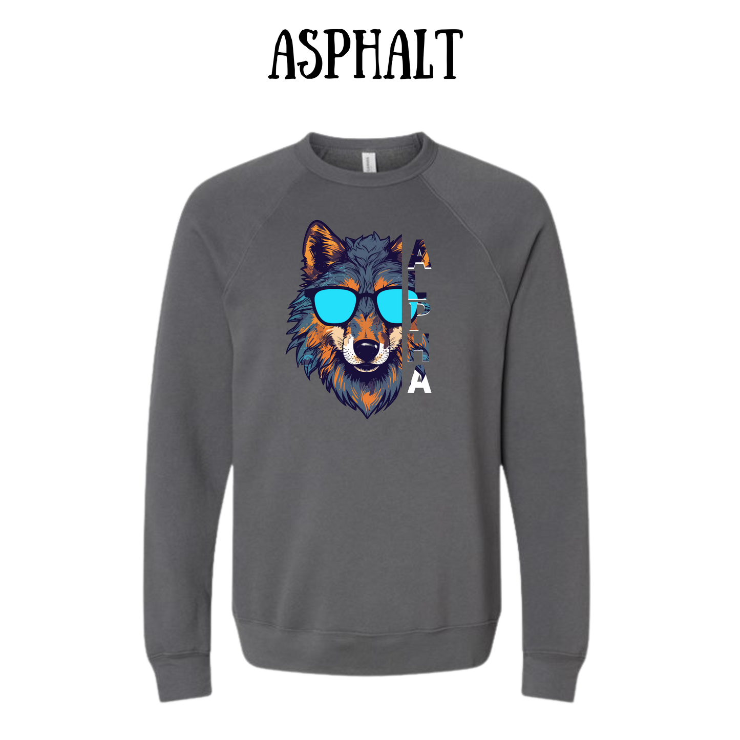 BP - Alpha - Sponge Fleece Raglan Sweatshirt - Greens, Neutrals