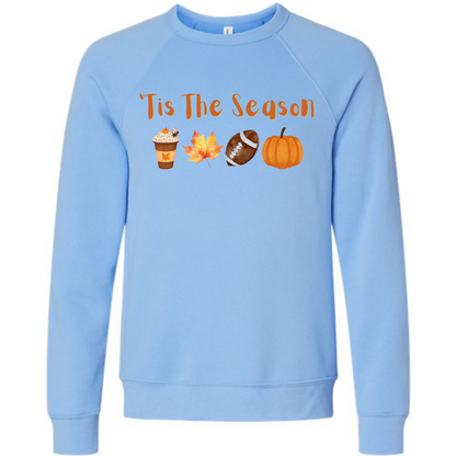 HP - 'Tis the Season - Fall - Sponge Fleece Raglan Sweatshirt - Blues, Purples