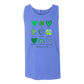 Galatians 5 - St Patrick's Day - Comfort Colors - Unisex Tank - Neutral Colors & Blues