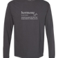 Hormone - Comfort Colors - Heavyweight Long Sleeve Tee - Neutral Colors