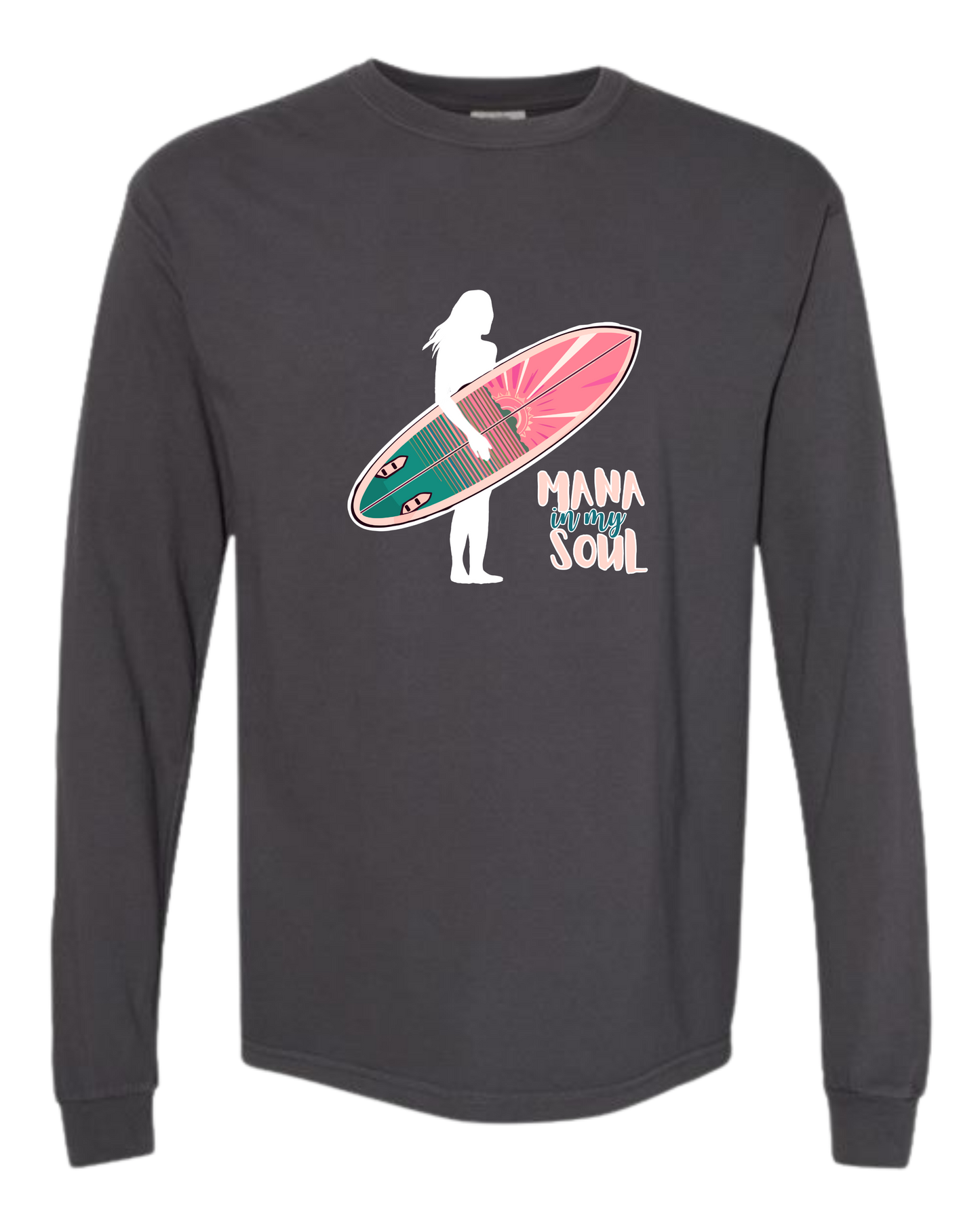 Mana in My Soul - Comfort Colors - Heavyweight Long Sleeve Tee - Neutral Colors