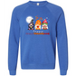 Happy Hallothanksmas Gnomes - Sponge Fleece Raglan Sweatshirt - Blues, Purples