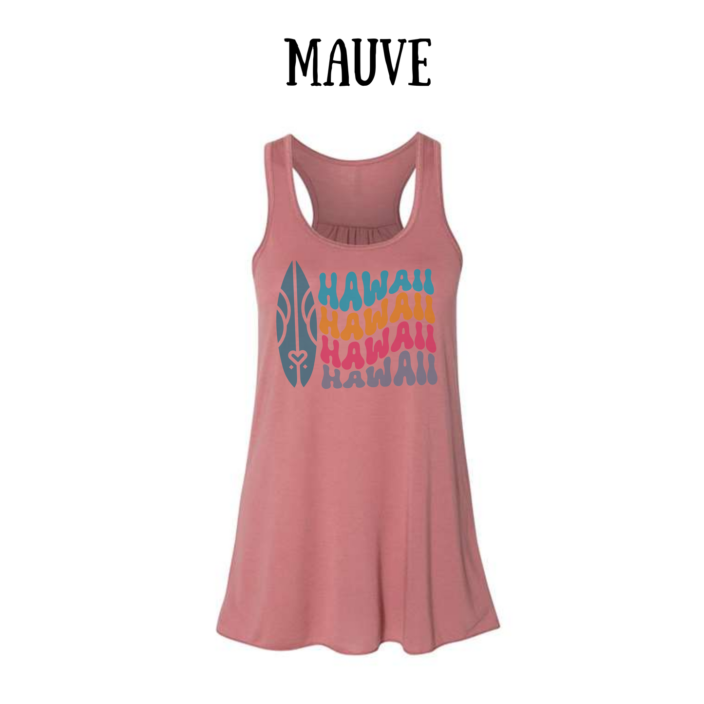 VP - Hawaii - Women's Flowy Racerback Tank