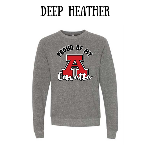 AFHS Cavettes - Sponge Fleece Raglan Sweatshirt - Neutrals