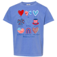 Galatians 5 - Patriotic - Comfort Colors - Heavyweight Youth Tee - Neutral Colors & Blues