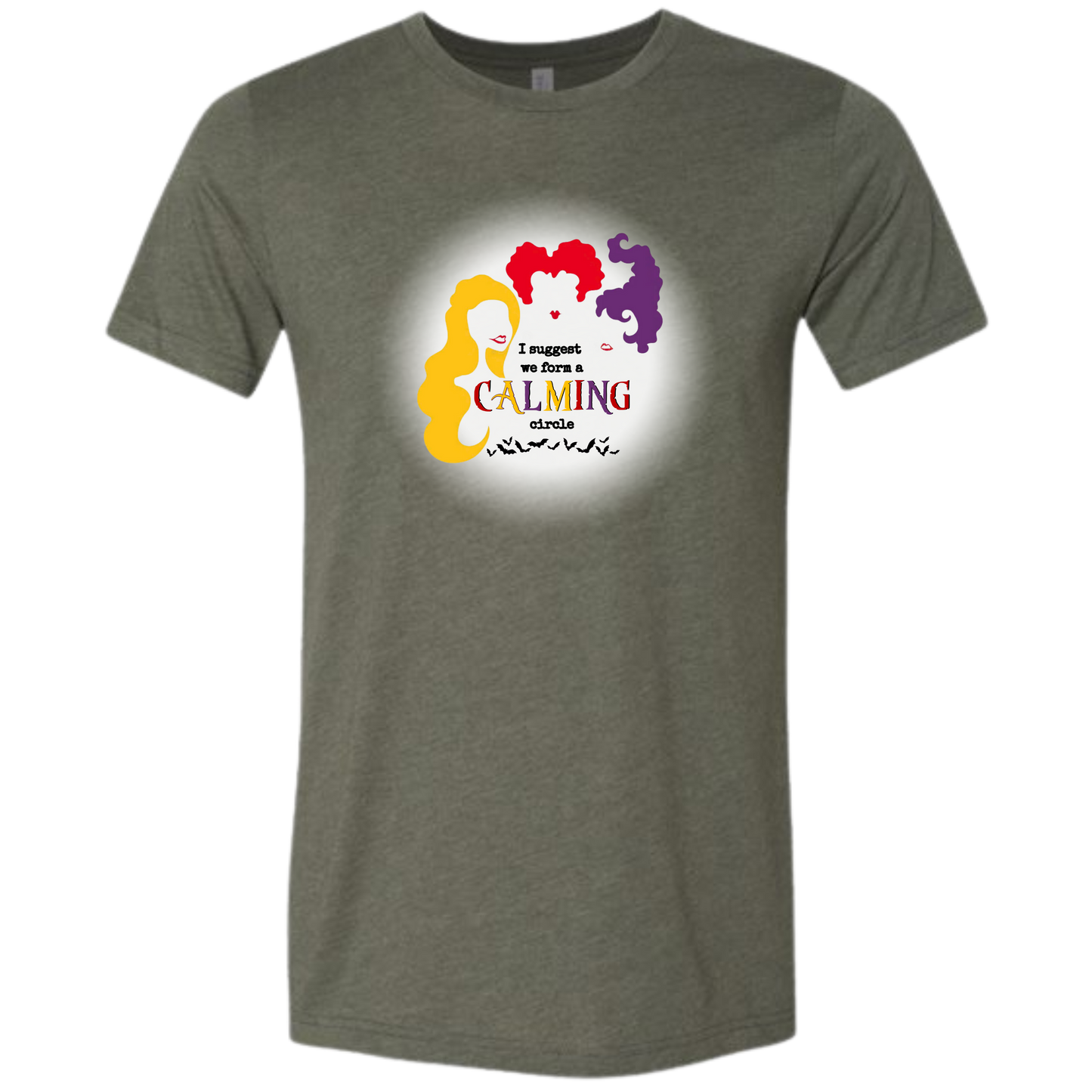 Calming Circle - Unisex Tee - Browns and Greens