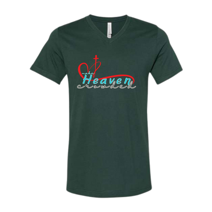 Make Heaven Crowded - Bella+Canvas - Unisex V-Neck - Assorted Colors