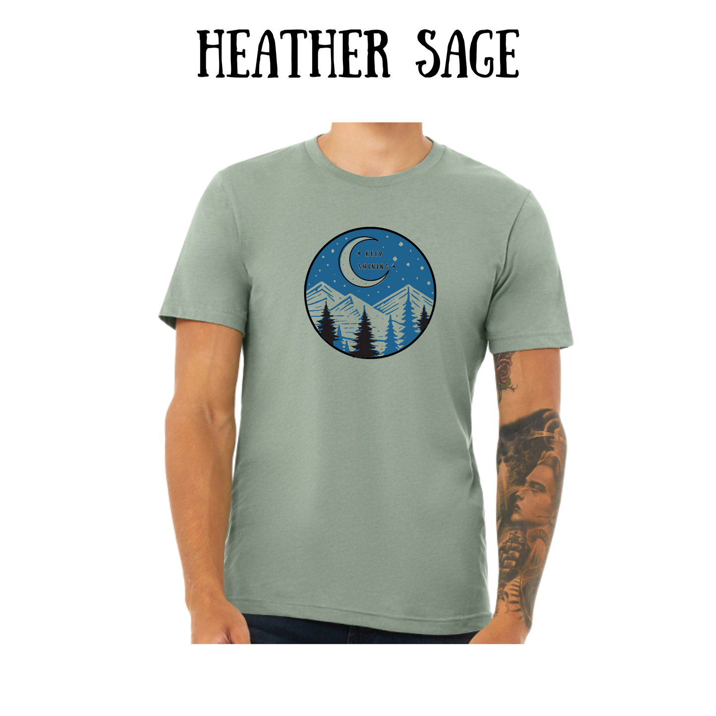 OP - Keep Shining - Unisex Tee - Greens