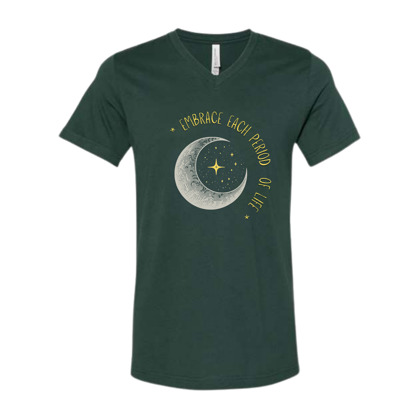 Embrace Each Period of Life - Bella+Canvas - Unisex V-Neck - Assorted Colors