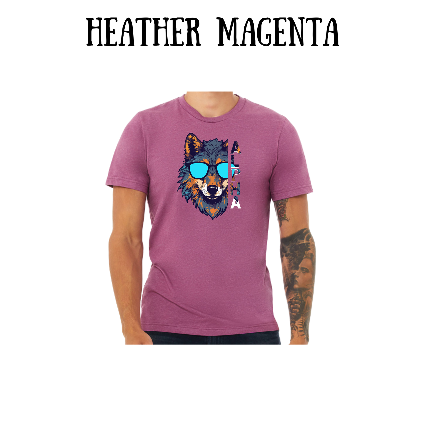 BP - Alpha - Unisex Tee - Pinks, Purples, Neutrals