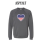 PP - One Nation One Heart - Sponge Fleece Raglan Sweatshirt - Greens, Neutrals