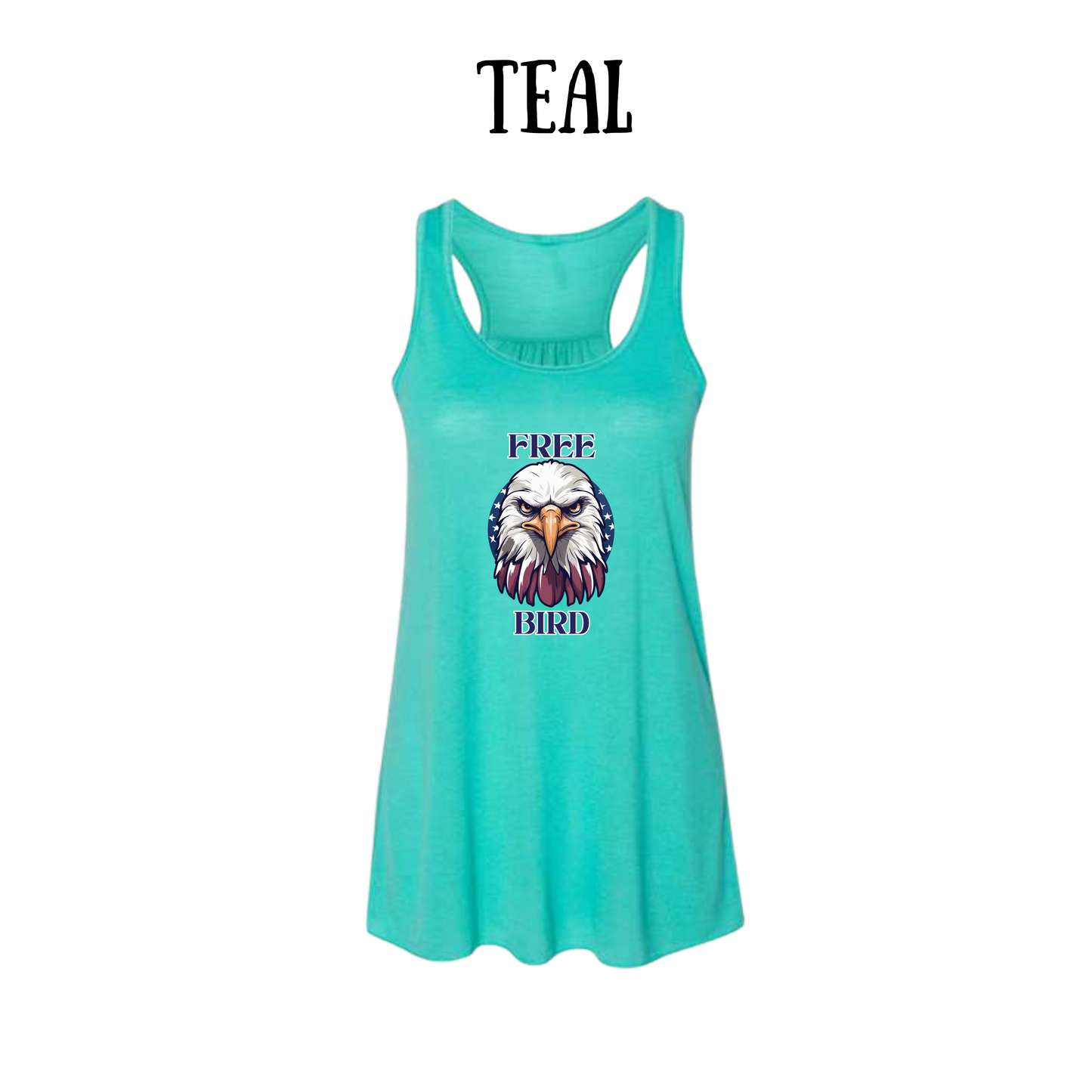 PP - Free Bird - Women's Flowy Racerback Tank