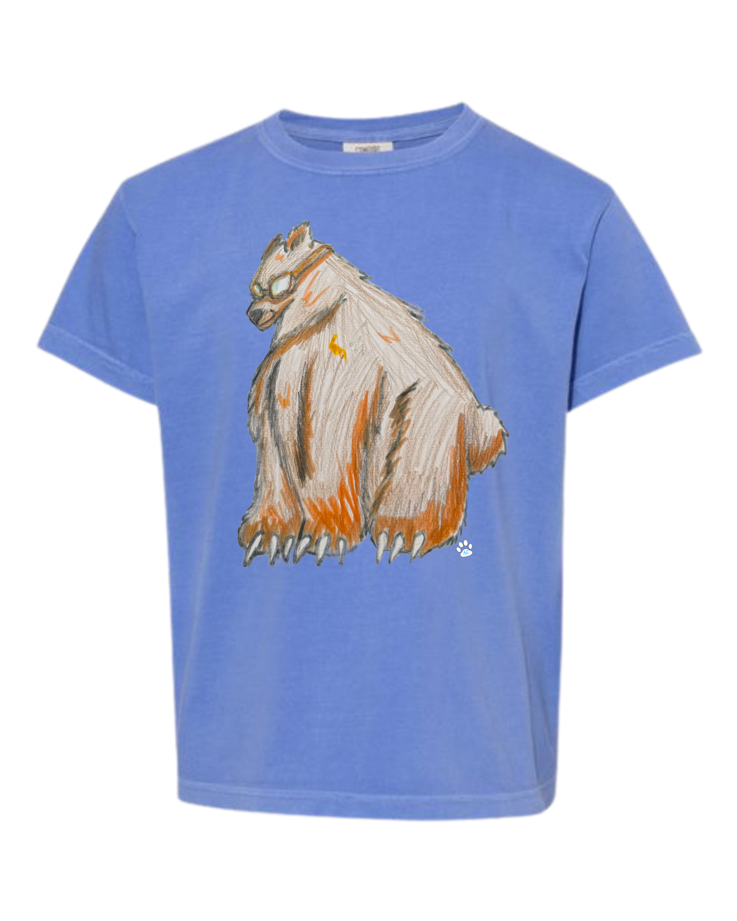 Muscle Bear - Comfort Colors - Heavyweight Youth Tee - Neutral Colors & Blues