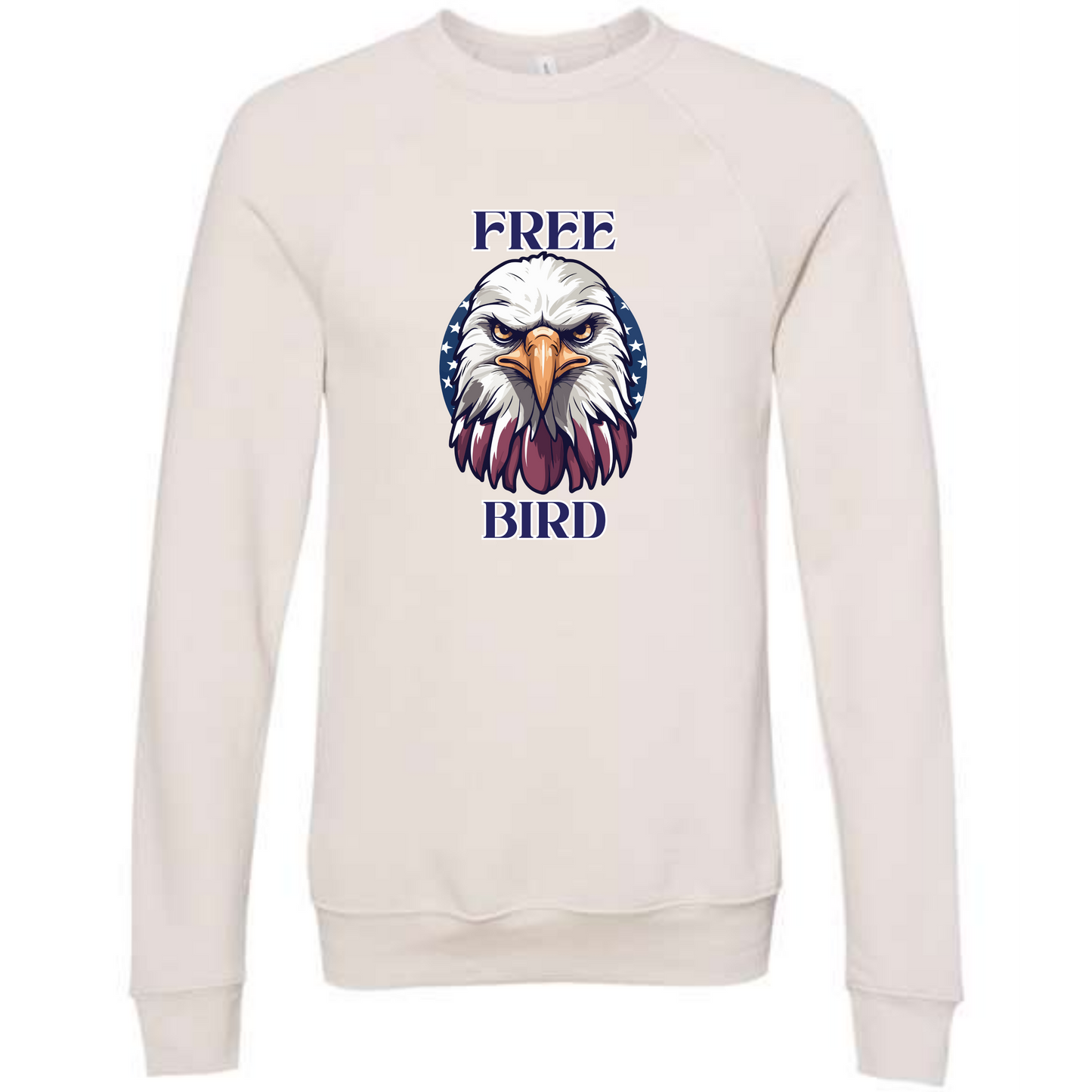 Free Bird - Sponge Fleece Raglan Sweatshirt - Assorted Colors