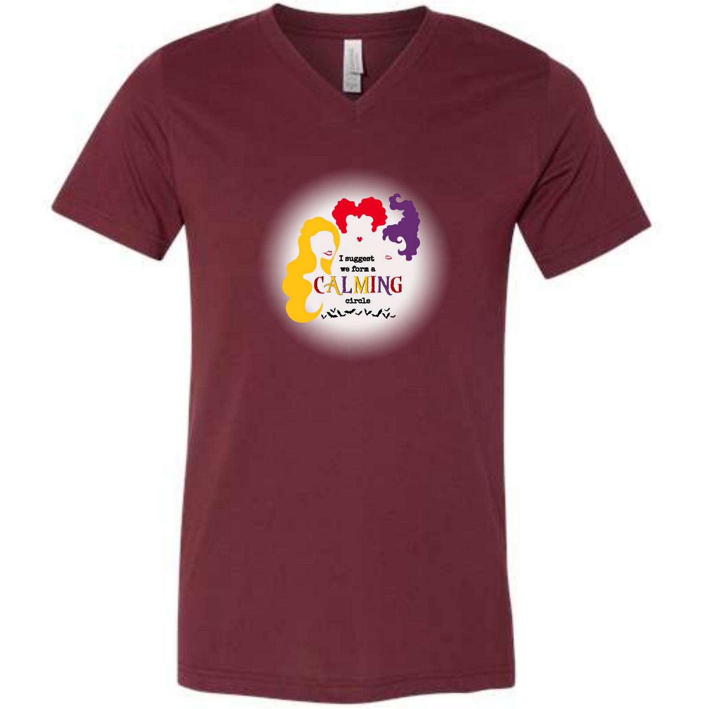 Calming Circle - Unisex V-Neck - Assorted Colors