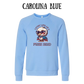 PP - Lovin' Life As A Free Bird - Sponge Fleece Raglan Sweatshirt - Blues, Purples