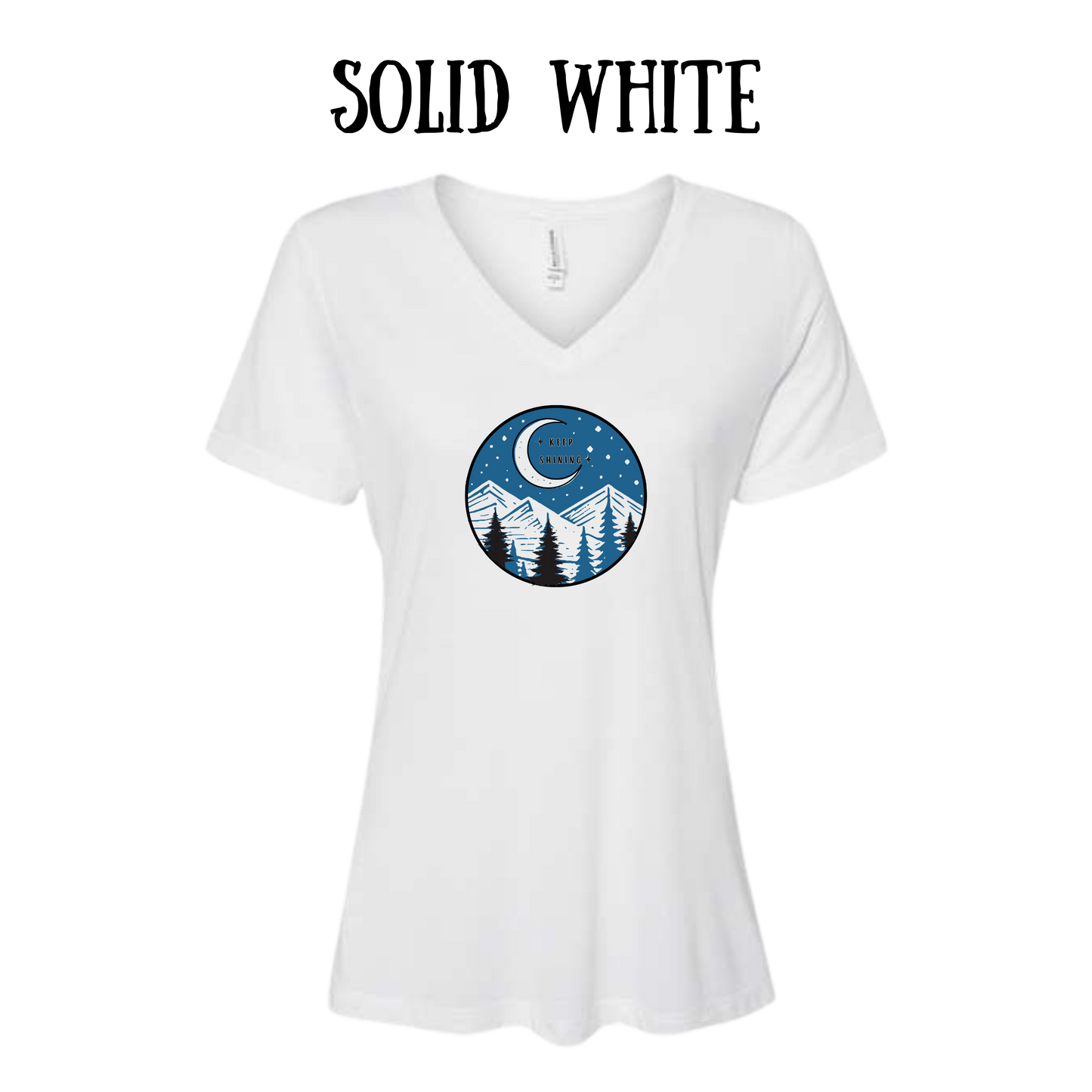 OP - Keep Shining - Women's V-Neck - Assorted Colors