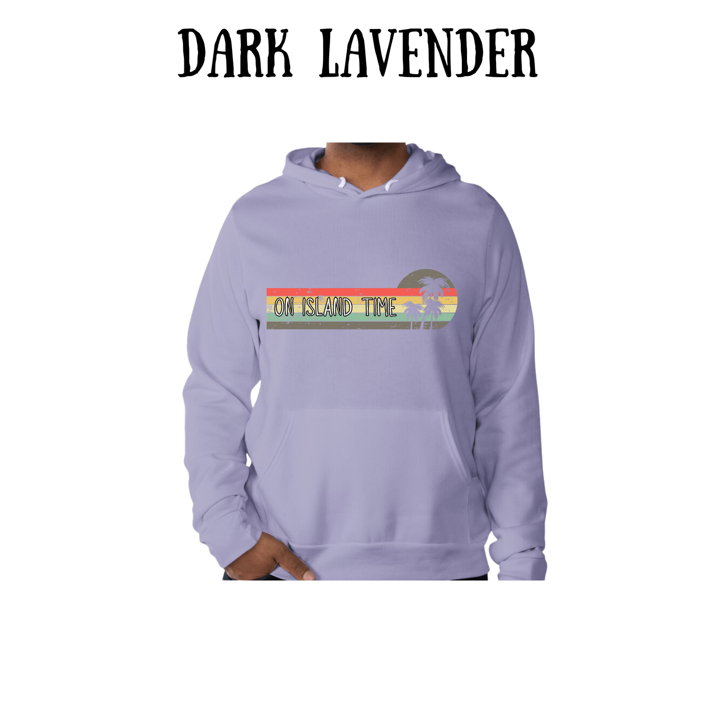 VP - On Island Time - Sponge Fleece Hoodie - Blues, Purples