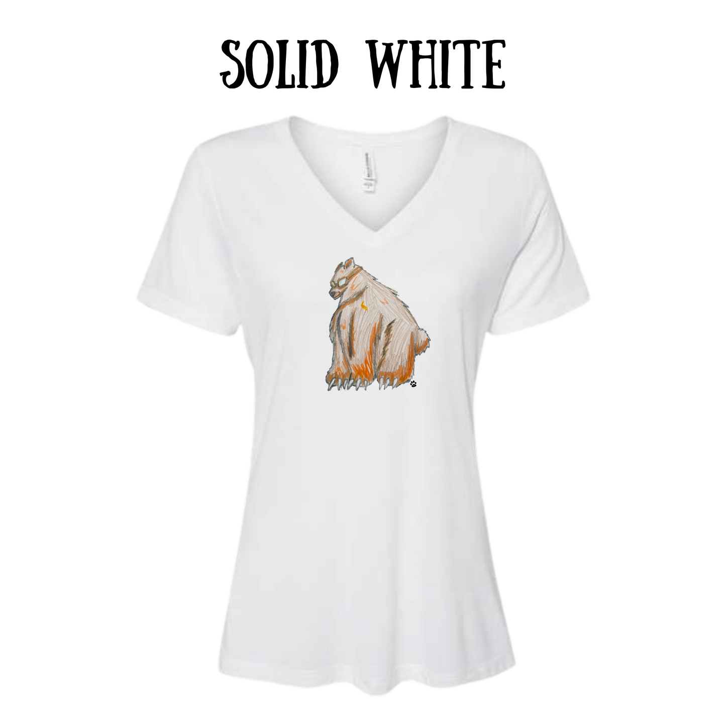 AC - Muscle Bear - Women's V-Neck - Assorted Colors