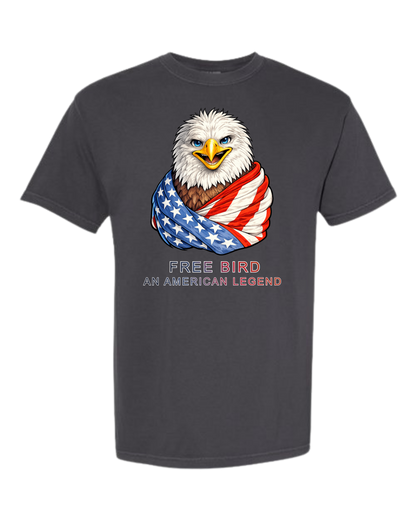 Free Bird An American Legend - Comfort Colors - Heavyweight Unisex Tee - Neutral Colors