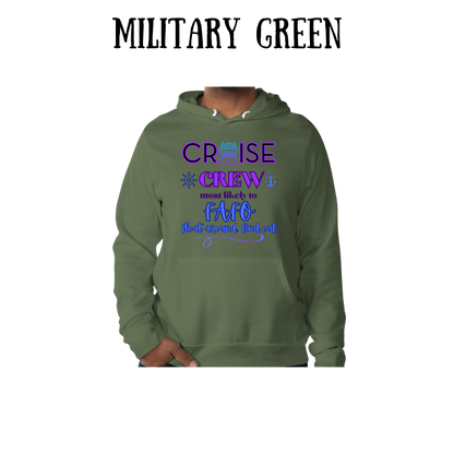 VP - Cruise Crew FAFO - Sponge Fleece Hoodie - Greens, Neutrals