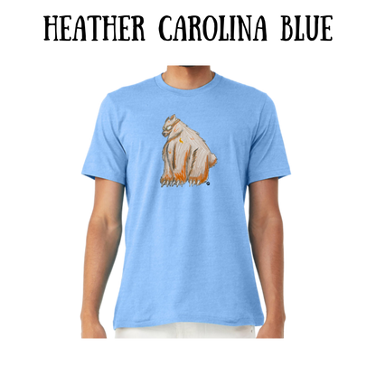 AC - Muscle Bear - Unisex Tee - Blues