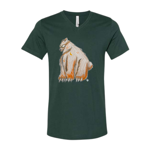 Muscle Bear - Bella+Canvas - Unisex V-Neck - Assorted Colors