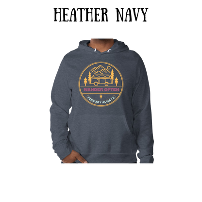 CP - Wander Often - Sponge Fleece Hoodie - Blues, Purples