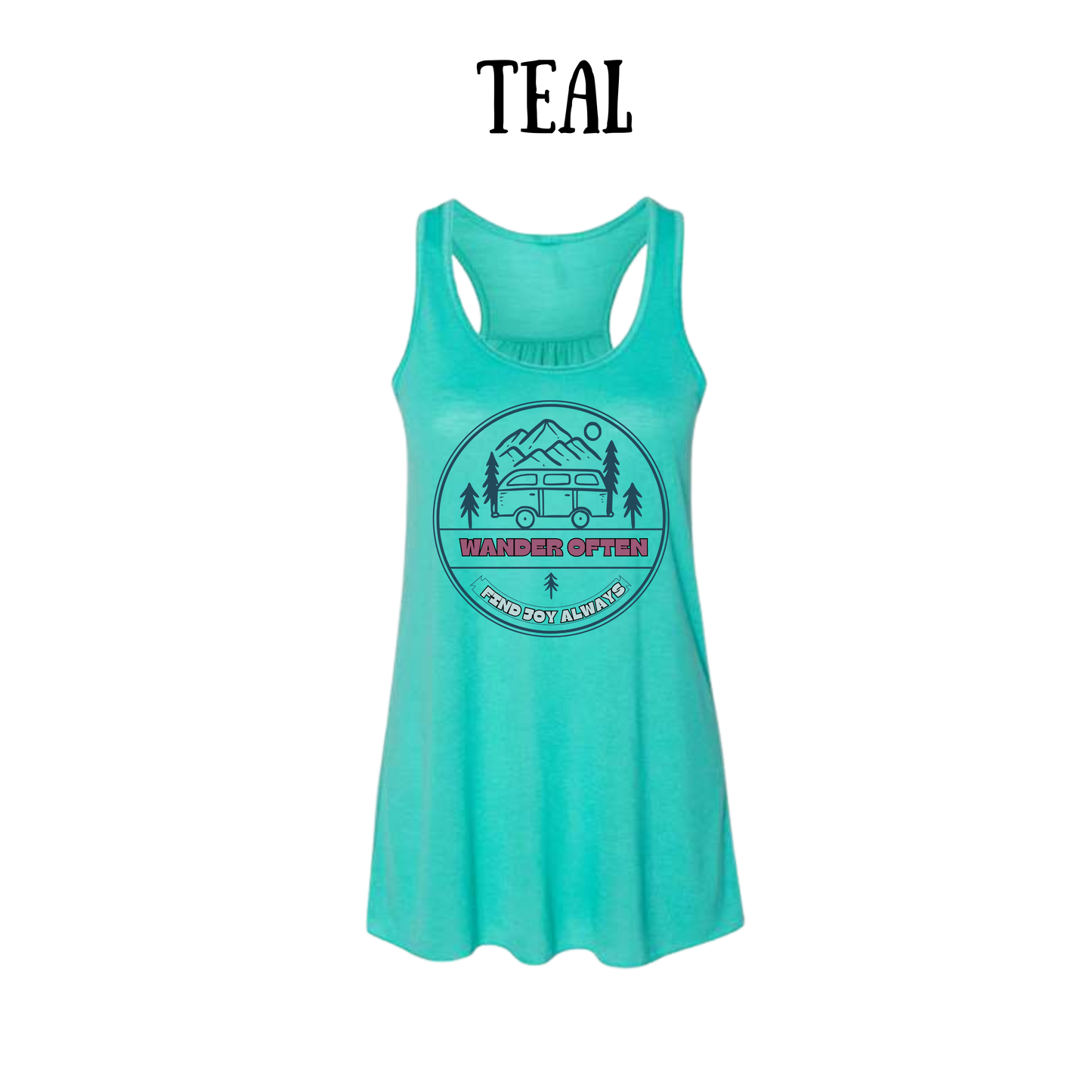 CP - Wander Often - Women's Flowy Racerback Tank