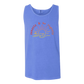Sunsets & No Regrets - Comfort Colors - Unisex Tank - Neutral Colors & Blues