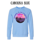 VP - Sunsets & No Regrets - Sponge Fleece Raglan Sweatshirt - Blues, Purples
