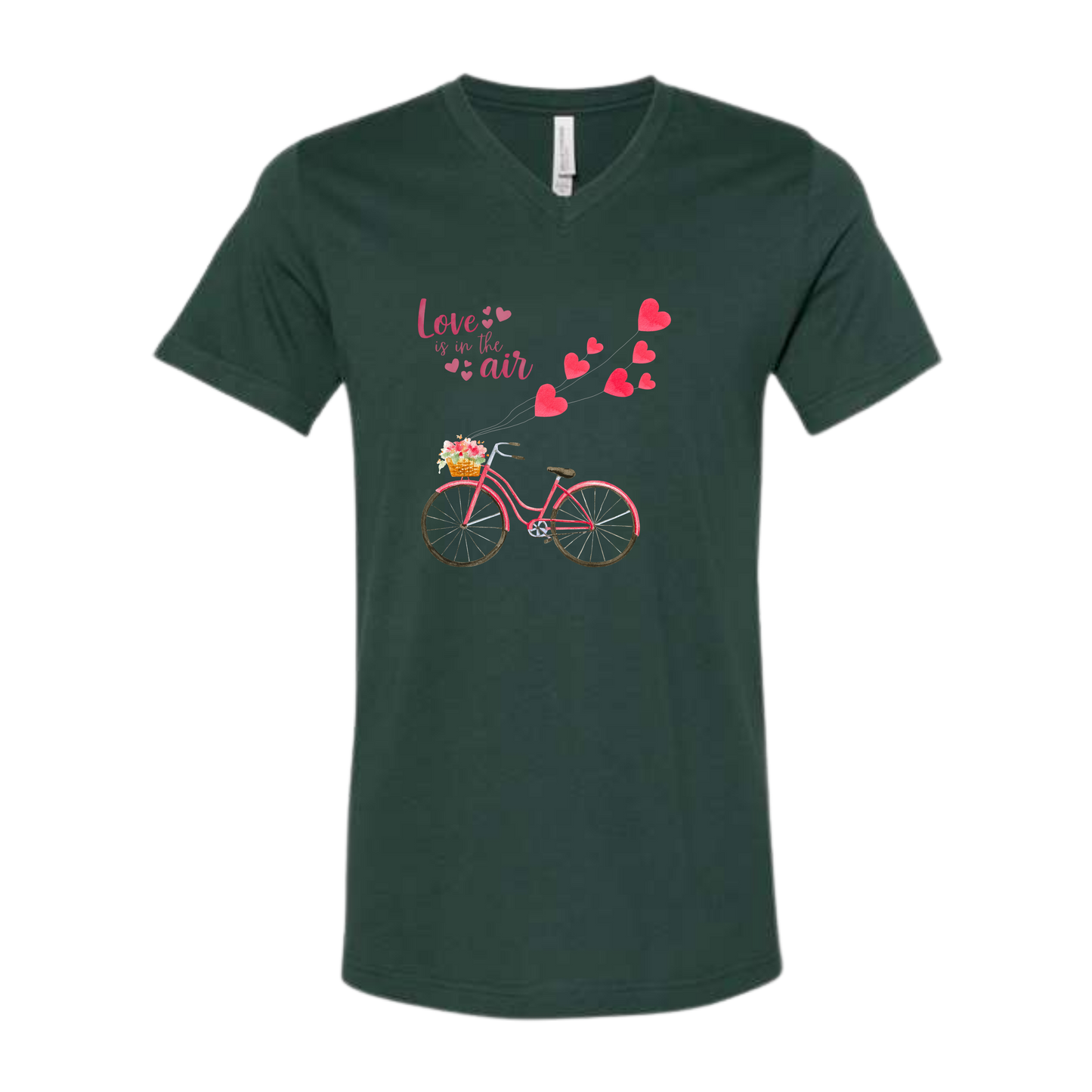 Love is in the Air - Bella+Canvas - Unisex V-Neck - Assorted Colors