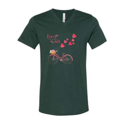 Love is in the Air - Bella+Canvas - Unisex V-Neck - Assorted Colors