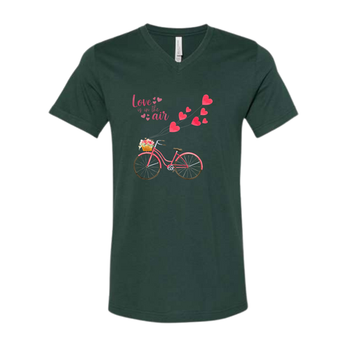 Love is in the Air - Bella+Canvas - Unisex V-Neck - Assorted Colors