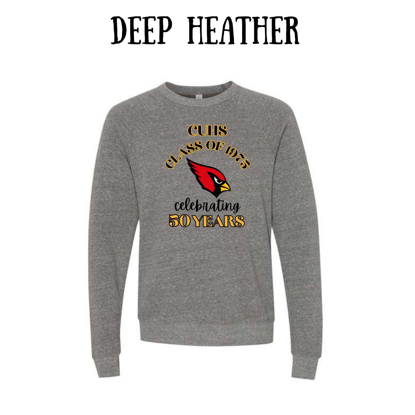 CUHS celebrating  - Sponge Fleece Raglan Sweatshirt - Neutrals