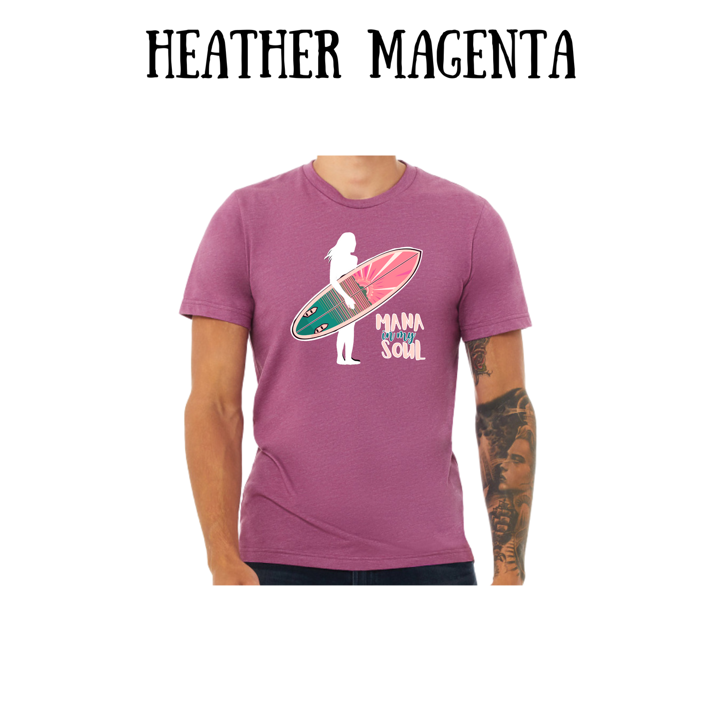 VP - Mana in My Soul - Unisex Tee - Pinks, Purples, Neutrals