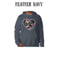 The World is a Better Place With YOU in it - Sponge Fleece Hoodie - Blues, Purples