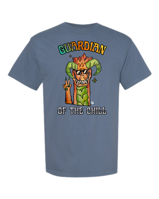 Guardian of The Chill - Comfort Colors - Heavyweight Unisex Tee - Blues