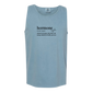Hormone - Comfort Colors - Unisex Tank - Neutral Colors & Blues