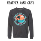 VP - Ready For Some Vitamin D & Sea - Sponge Fleece Raglan Sweatshirt - Greens, Neutrals